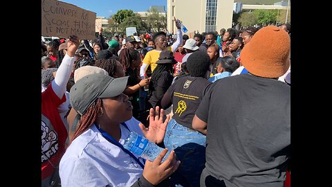 Watch: Students gathered at CPUT to embark on their March to Parliament.