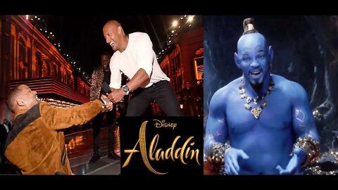 Dwayne THE ROCK Johnson Replacing Will THE SLAP Smith as GENIE for ALADDIN 2? #shorts