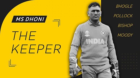 A tribute to MS Dhoni the wicket -keeper