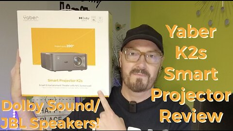 Yaber K2s Smart Projector Review | Dolby Sound,JBL Speakers,Alexa Enabled,NFC,Wifi 6