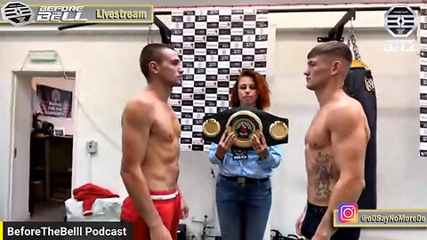 Kieran Gething vs Sion Yaxley: Weigh In LIVE