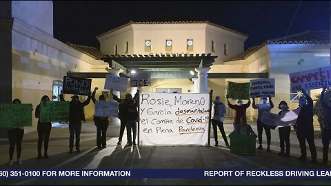 CALEXICO NEEDS CHANGE PROTEST | Postfire Mayan Hotel's Legal Control | Cross Country Kicks off