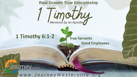 1 Timothy 6:1-2 True Servants, Good Employees.