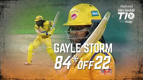 y2mate.is - Gayle storm in Abu Dhabi T10 I 84_ off 22 balls I 12 balls T10 Fifty I Day 6 I