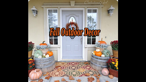 Outdoor Decoration Ideas to Welcome Fall.