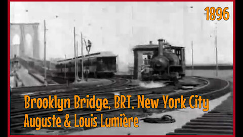 Brooklyn Bridge, BRT, New York City - 1896
