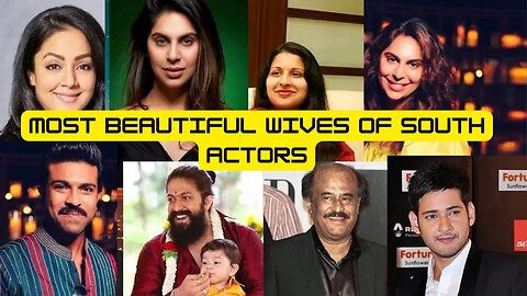 South Indian Actors Wife | Most Beautiful Wives Of South Superstars#rajnikanth #maheshbabu #rrrmovie