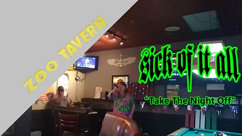 KARAOKE - Sick Of It All - Take The Night Off (Cover)