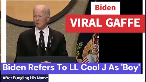 Biden GAFFE | Refers To LL Cool J As 'Boy' After Bungling His Name