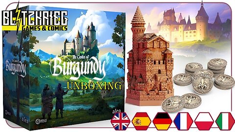 The Castles of Burgundy Special Edition Unboxing / Kickstarter All In
