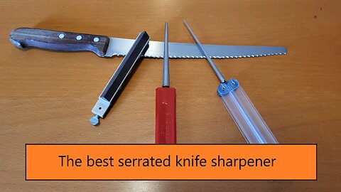 The best serrated knife sharpener!! [DMT CONE]