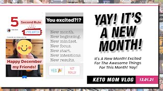 Yay! It's A New Month! Excited For Amazing Things! | Keto Mom Vlog
