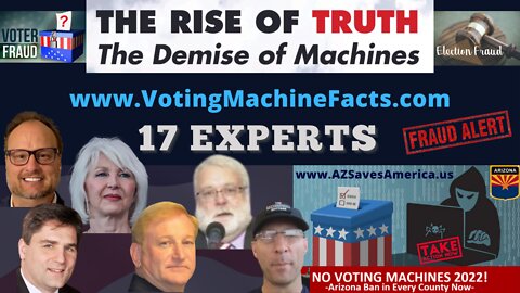 391: TRUTH & FACTS About The Voting Machines Summit 10/1/22 In Tempe, AZ - Jovan Hutton Pulitzer, Tina Peters + 15 Experts. Now Let's Get Rid Of Them To Have An Honest Election