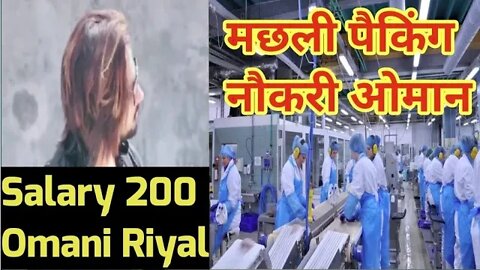 oman Packing Helper job | fish packing job | मछली पैकिंग नौकरी ओमान