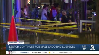 Police search for Cincinnati mass shooting suspects