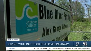 Giving your input for Blue River Parkway
