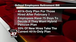 Michigan to steer new school workers into 401(k)-only plan