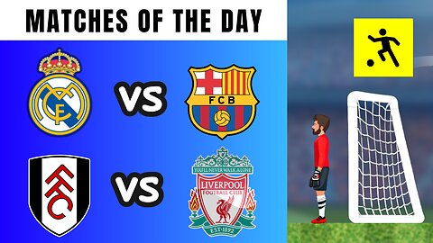 WHO WILL WIN ? TODAY ⚽️ Real Madrid vs Barcelona | Fulham vs Liverpool ✅