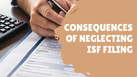 Facing the Fallout: Understanding the Impact of Not Filing ISF