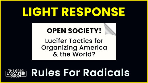 Open Society! Are They Using Tips from Lucifer for organizing America and the World