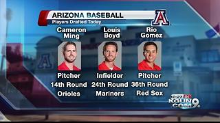 Arizona Widcats taken in MLB draft