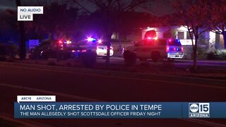 Suspect in downtown Phoenix police shooting shot in Tempe