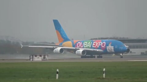 17 # 60-minute A380 take-off and landing process