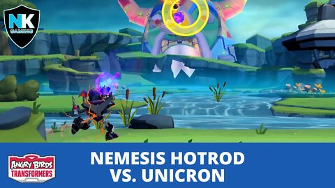 Angry Birds Transformers 2.0 - Nemesis Hotrod vs. Unicron