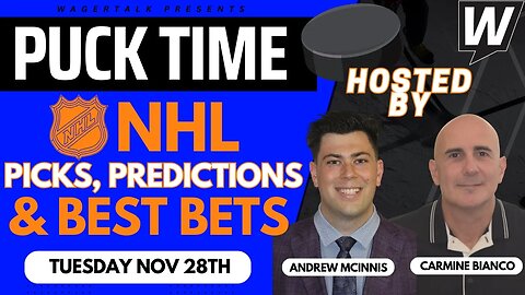 NHL Predictions, Picks & Odds | Panthers vs Maple Leafs | Stars vs Jets | PuckTime Nov 28