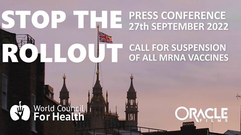 STOP THE ROLLOUT - Press Conference: Dr. Aseem Malhotra's New Peer-Reviewed Papers