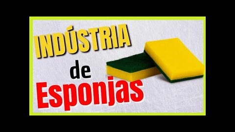 IDEIA DE NEGÓCIO DIFERENTE: Indústria De Esponjas | Ganhe Muito Dinheiro