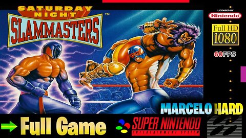 Saturday Night Slam Masters: Stingray - Super Nintendo (Full Game Walkthrough)