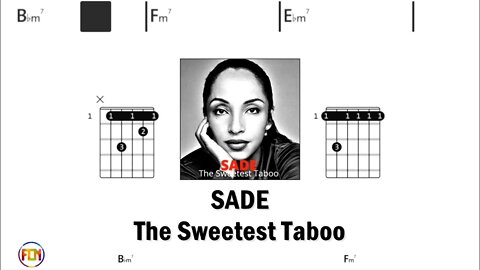 SADE The Sweetest Taboo - Guitar Chords & Lyrics HD