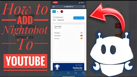 How To Add Nightbot To YouTube Using A Mobile Device | IOS & Android