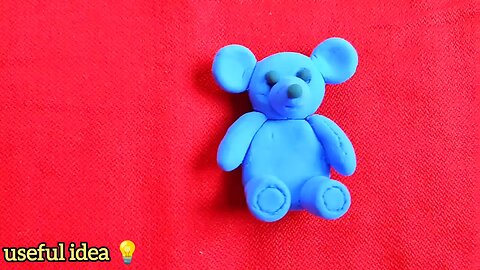 Sponge Doll/How to make teddy bear using sponge/easy craft for kids/simple sponge doll/useful idea