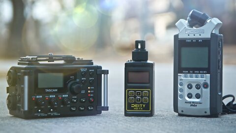 Tascam DR-60D vs Deity HD-TX vs Zoom H4n vs Phone