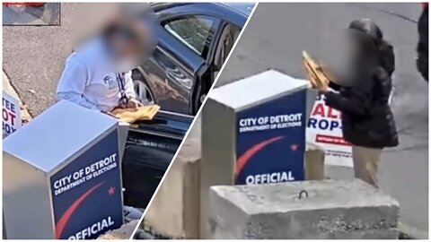 EXCLUSIVE! 13 Min. of Never-Before-Seen Footage of Ballot Trafficking in Detroit, MI