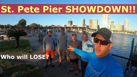 SHEEPSHEAD Fishing UNDER The St. Pete Pier - Youtuber Showdown