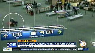 Family suing Alaska Airlines after airport death