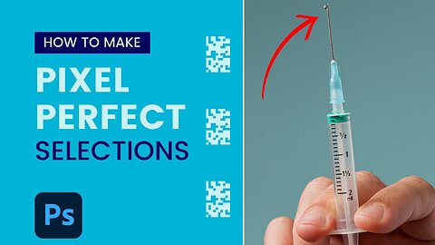 Photoshop 2023 - How To Make PIXEL PERFECT Selections (Down To The Individual Pixel)! - Tutorial