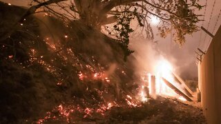 Rare January Wildfire Raging Along Central California Coastline