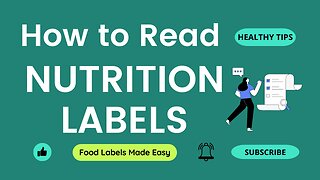 Decode Food Labels Like a Pro: How to Easily Read Nutritional Facts!💥