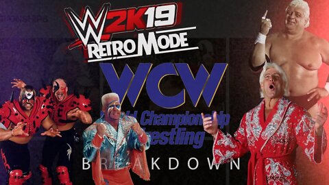 WWE 2K19 RETRO MODE! WCW ROSTER BREAKDOWN