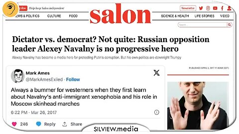 Navalny was everything woke globalists pretend to fight. And they know it full well