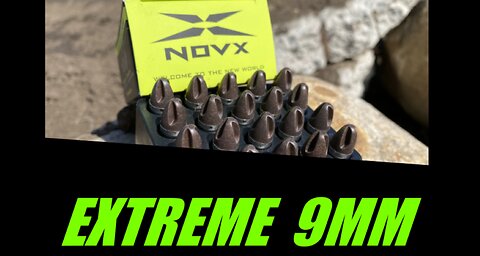 NOVX Ammunition testing #9mm #leadfree #unconventional