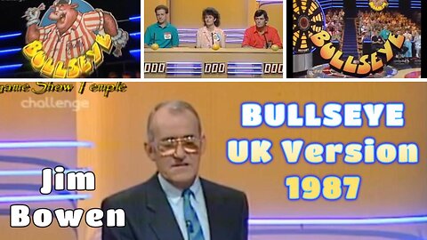 Jim Bowen | BULLSEYE (1987) UK | Andy/Dave Stuart/Yootha Steven/Shawn | Full Episode | Game Snow