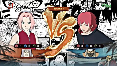 Sakura, Chiyo VS Sasori, Kakuzu - Storm 4 Road to Boruto Dublado