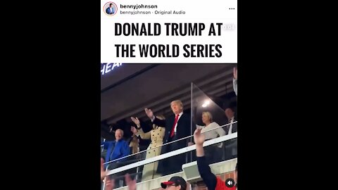 Trump at World Series game 4