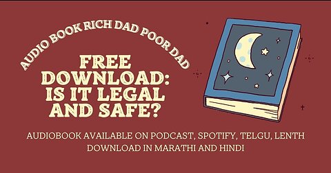 🔥 Audio Book Rich Dad Poor Dad Free Download Is It Legal and Safe #freebooksample #viralvideo 🔥