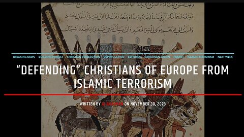 "Defending" Christians Of Europe Against Islamic Terrorism